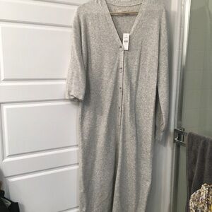 LOFT Light Gray Knit Sweater